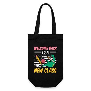 Nouvelle classe patriotique US Flag Teacher Students - Sac à bouteille - noir - Devant