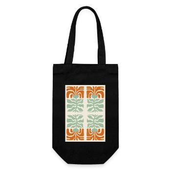 Art Nouveau, Arts & Crafts, Aesthetic, Vintage-1900 - Gift Bag for Bottles - black - Front