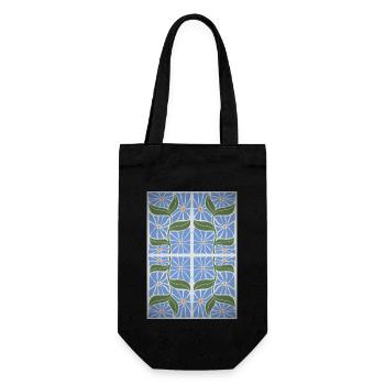 Art Nouveau, Arts & Crafts, Aesthetic, Vintage-1900 - Gift Bag for Bottles - black - Front
