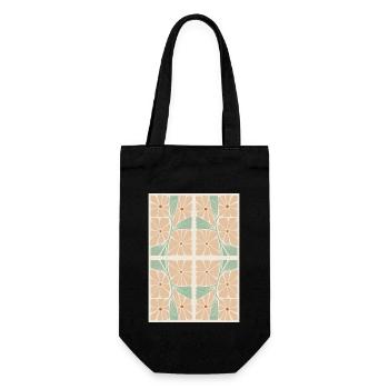 Art Nouveau, Arts & Crafts, Aesthetic, Vintage-1900 - Gift Bag for Bottles - black - Front