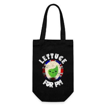 Lettuce For PM - Gift Bag for Bottles - black - Front