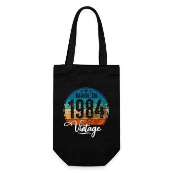Millésime Fabriqué en 1984 Année de naissance 1984 Anniversaire - Sac à bouteille - noir - Devant