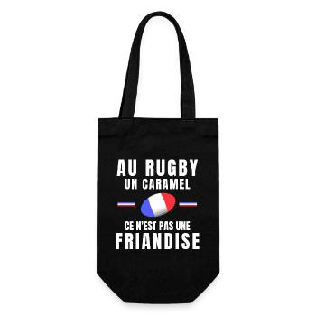 rugby, rugby sport, rugby humour, rugbyman - Sac à bouteille - noir - Devant