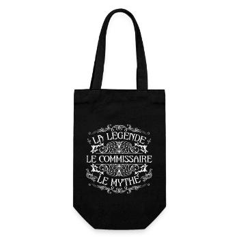Commissaire | meilleur Commissaire | la légende le - Sac à bouteille - noir - Devant