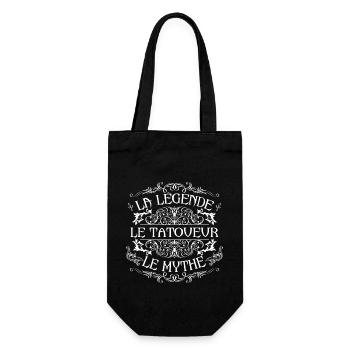 Tatoueur | meilleur Tatoueur | la légende le mythe - Sac à bouteille - noir - Devant