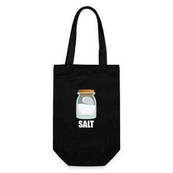 Salt Spice Taste Food Cooking - Gift Bag for Bottles - black - Front