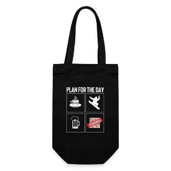 Plan pour la journée Coffee Ride Snowboard Beer - Sac à bouteille - noir - Devant