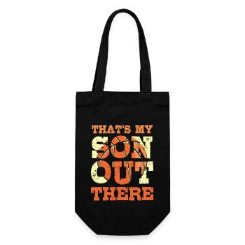 C’est mon fils là-bas Basketball - Sac à bouteille - noir - Devant