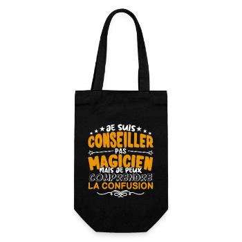 Conseiller | Conseiller pas Magicien | Meilleur Co - Sac à bouteille - noir - Devant