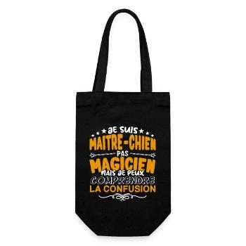 Maitre-Chien | Maitre-Chien pas Magicien | Meilleu - Sac à bouteille - noir - Devant