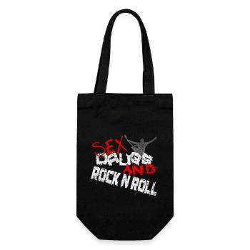 Grunge Sex Drugs And Rock And Roll - Sac à bouteille - noir - Devant