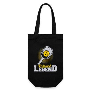 Pickleball Player Paddle Sport Funny Pickleball Le - Gift Bag for Bottles - black - Front