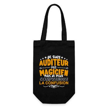 Auditeur | Auditeur pas Magicien | Meilleur Audite - Sac à bouteille - noir - Devant