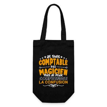 Comptable | Comptable pas Magicien | Meilleur Comp - Sac à bouteille - noir - Devant