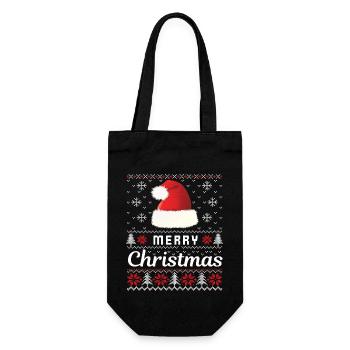 Joyeux Noël 22 - Sac à bouteille - noir - Devant