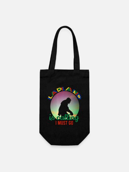 La Laponie appelle que je dois y aller - Sac à bouteille - noir