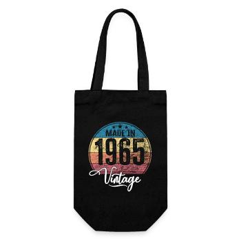 Millésime Fabriqué en 1965 Année de naissance 1965 Anniversaire - Sac à bouteille - noir - Devant