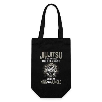 Brazilian Jiu Jitsu Leo Grappling BJJ MMA Jiu-Jits - Geschenkbeutel für Flaschen - Schwarz - Vorne