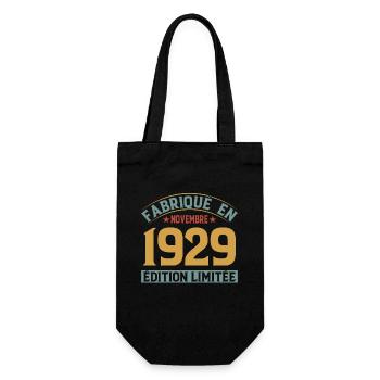 Fabriqué En Novembre 1929 Édition Limitée - Sac à bouteille - noir - Devant