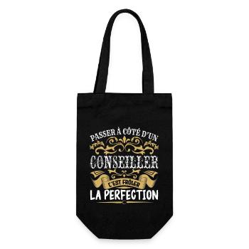Le Meilleur Conseiller | Conseiller à la perfectio - Sac à bouteille - noir - Devant