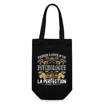 Le Meilleur Psychologue | Psychologue à la perfect - Sac à bouteille - noir - Devant