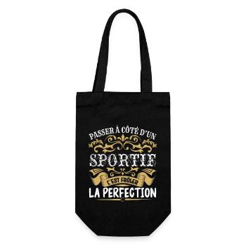 Le Meilleur Sportif | Sportif à la perfection - Sac à bouteille - noir - Devant
