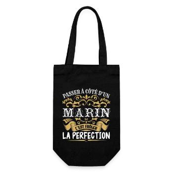 Le Meilleur Marin | Marin à la perfection - Sac à bouteille - noir - Devant
