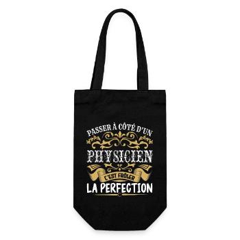 Le Meilleur Physicien | Physicien à la perfection - Sac à bouteille - noir - Devant