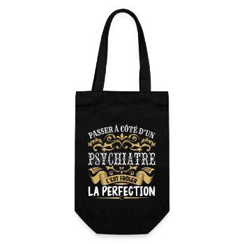 Le Meilleur Psychiatre | Psychiatre à la perfectio - Sac à bouteille - noir - Devant