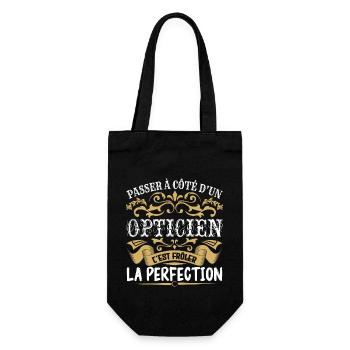 Le Meilleur Opticien | Opticien à la perfection - Sac à bouteille - noir - Devant