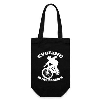 Cycling Cycling Mountainbike Bike Tour - Gift Bag for Bottles - black - Front