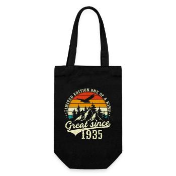 One of a kind since 1935 - Gift Bag for Bottles - black - Front