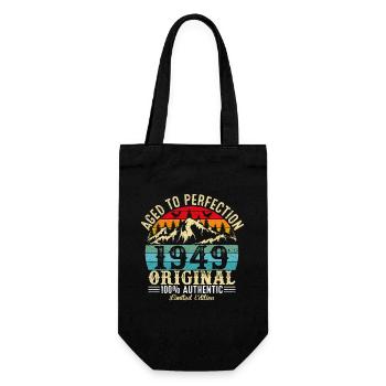Aged to perfection 1949 original - Gift Bag for Bottles - black - Front