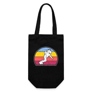 Boarder Girl Snowboarder Snowboard Ski Winter Sports - Gift Bag for Bottles - black - Front