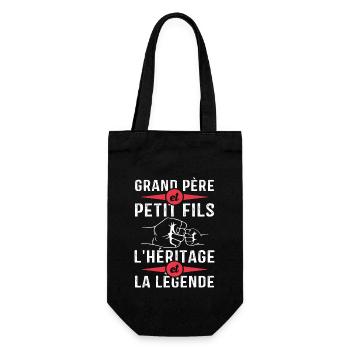 Grand-Père Et Petit Fils l'héritage et la legende - Sac à bouteille - noir - Devant