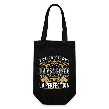 Le Meilleur Paysagiste | Paysagiste à la perfectio - Sac à bouteille - noir - Devant