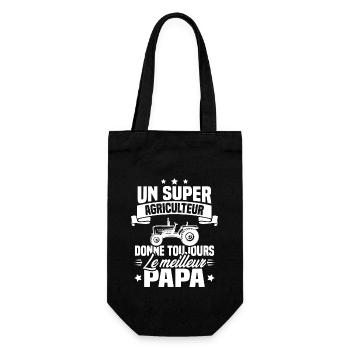 Super agriculteur donne toujours le meilleur papa - Sac à bouteille - noir - Devant