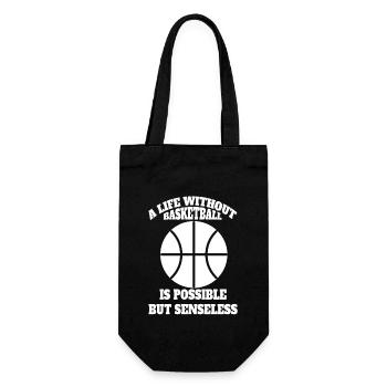 Basketball Basketball Club Basketball Player - Gift Bag for Bottles - black - Front