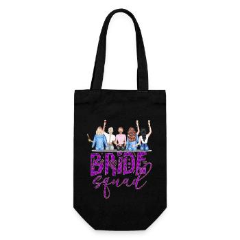 Bride bride wedding stag party bridesmaid party stag party - Gift Bag for Bottles - black - Front