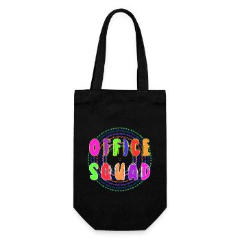 Office Squad Administrative Assistant Appreciation - Gift Bag for Bottles - black - Front