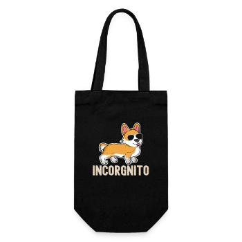Drôle Incorgnito Gallois Corgi Propriétaire Chien Amant Corgi - Sac à bouteille - noir - Devant