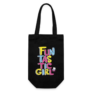 Funtastic Girl Outfit - Gift Bag for Bottles - black - Front