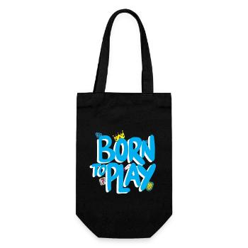 Born to Play Games Outfit - Gift Bag for Bottles - black - Front