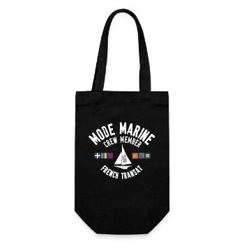 Mode Marine crew member - Sac à bouteille - noir - Devant