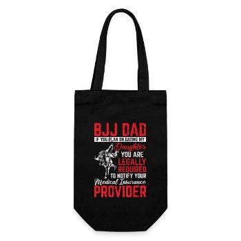 BJJ Dad Protecteur Jiu Jitsu Brésilien Drôle Père - Sac à bouteille - noir - Devant