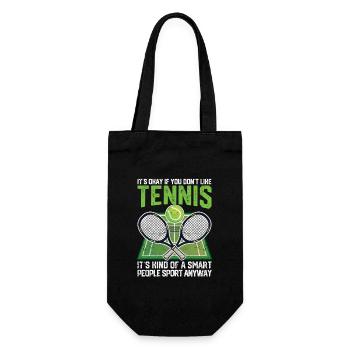 Ce n’est pas grave si vous n’aimez pas le tennis plus drôle - Sac à bouteille - noir - Devant