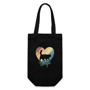 Wegie Cat Norwegian Forest Cat Pet - Gift Bag for Bottles - black - Front
