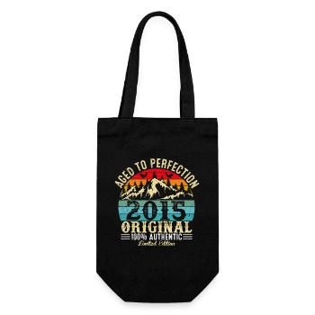 Aged to perfection 2015 Original - Gift Bag for Bottles - black - Front