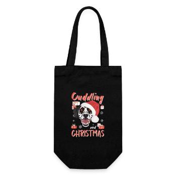 Dalmatian Merry Christmas - Gift Bag for Bottles - black - Front