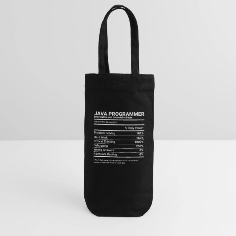 Java Programmer Software Engineer Developer Nutrit Geschenkbeutel für Flaschen